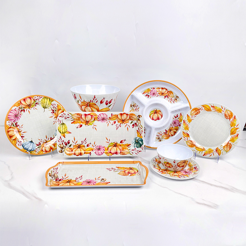 harvest melamine tableware set