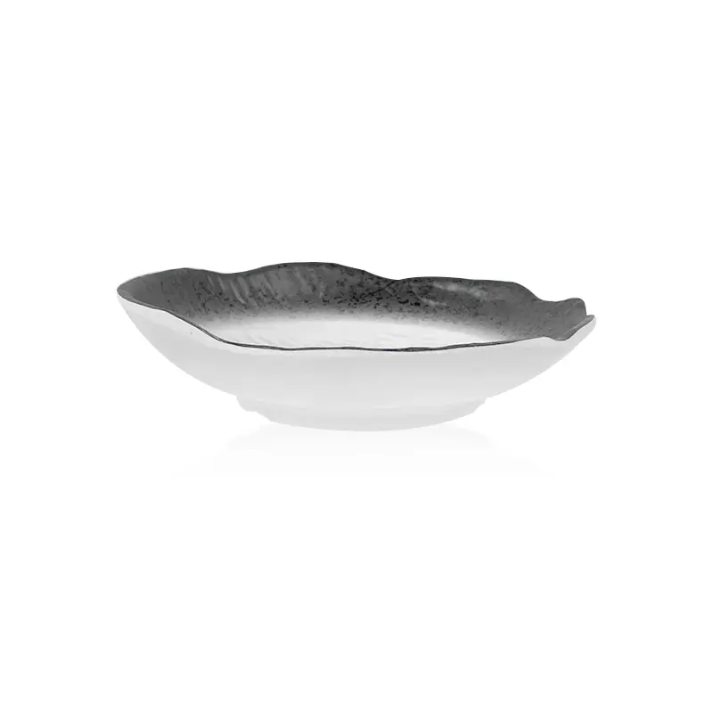 white melamine bowl