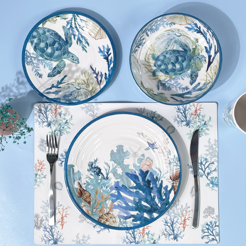 bestwares-blue-ocean-melamine-dinnerware-overhead-flat-lay.jpg