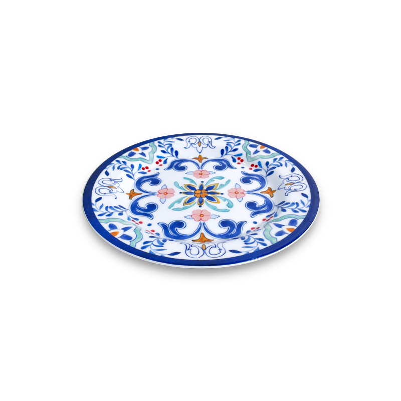 తెల్లటి మెలమైన్ ప్లేట్