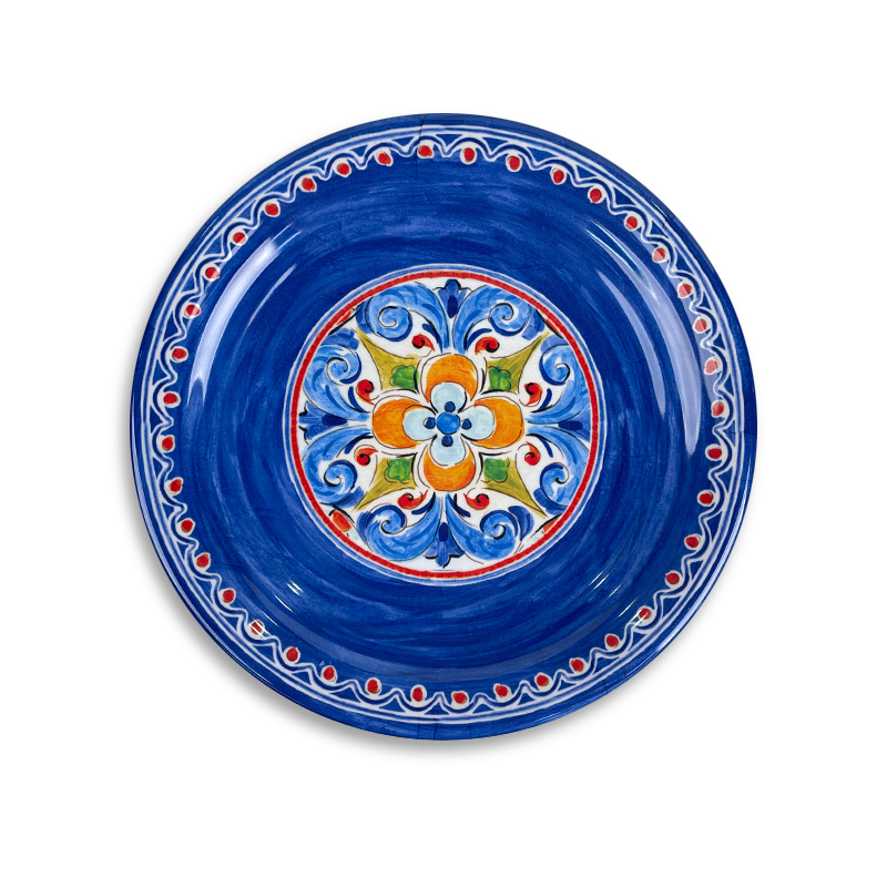 د مدیترانې په لاس رنګ شوی میلامین پلیټ