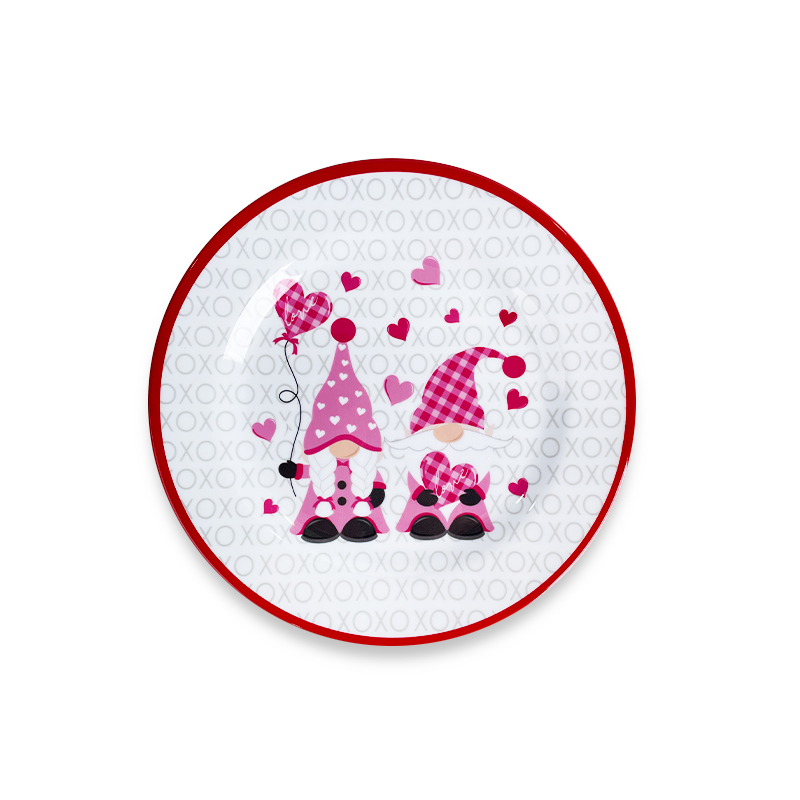 Valentine Gnome Plate