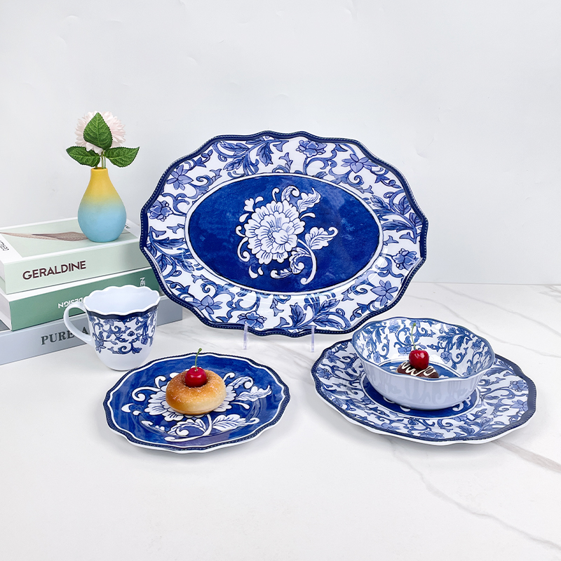 melamine dinnerware set