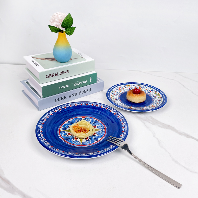 restaurace domácí jídelna melaminový talíř