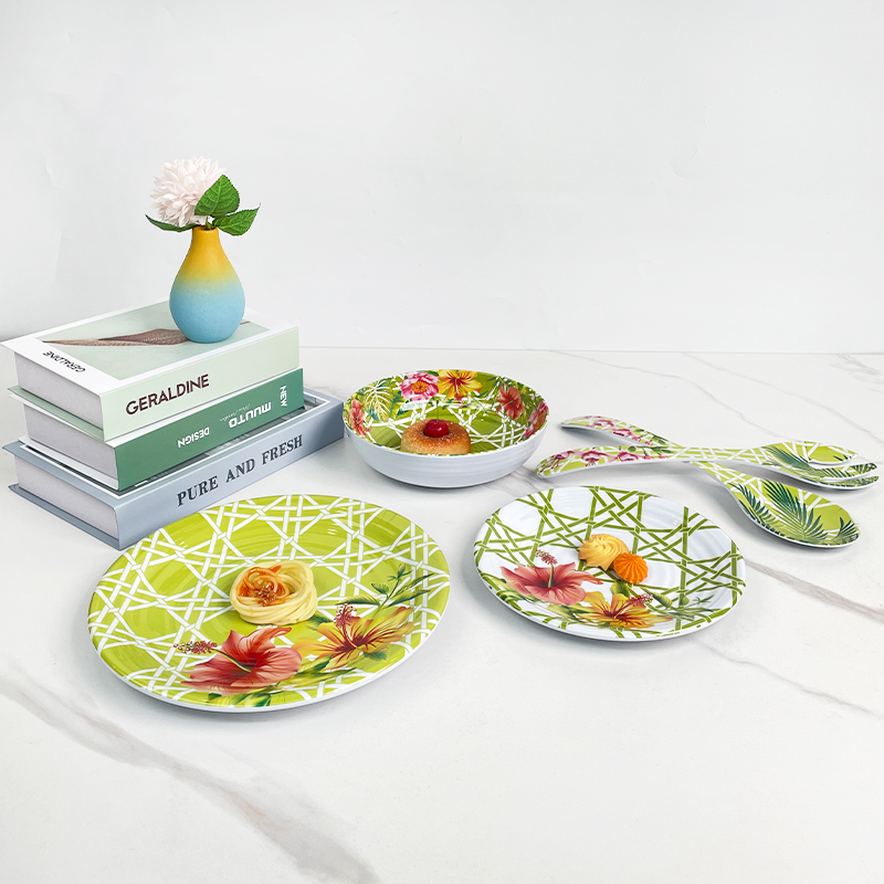 మెలమైన్ ప్లేట్ సెట్