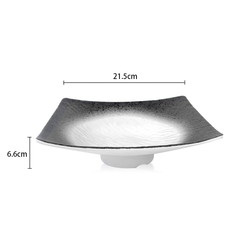 bestwares 21cm large footed melamine dessert plate specs
