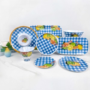 hållbar livsmedelssäker melaminbricka