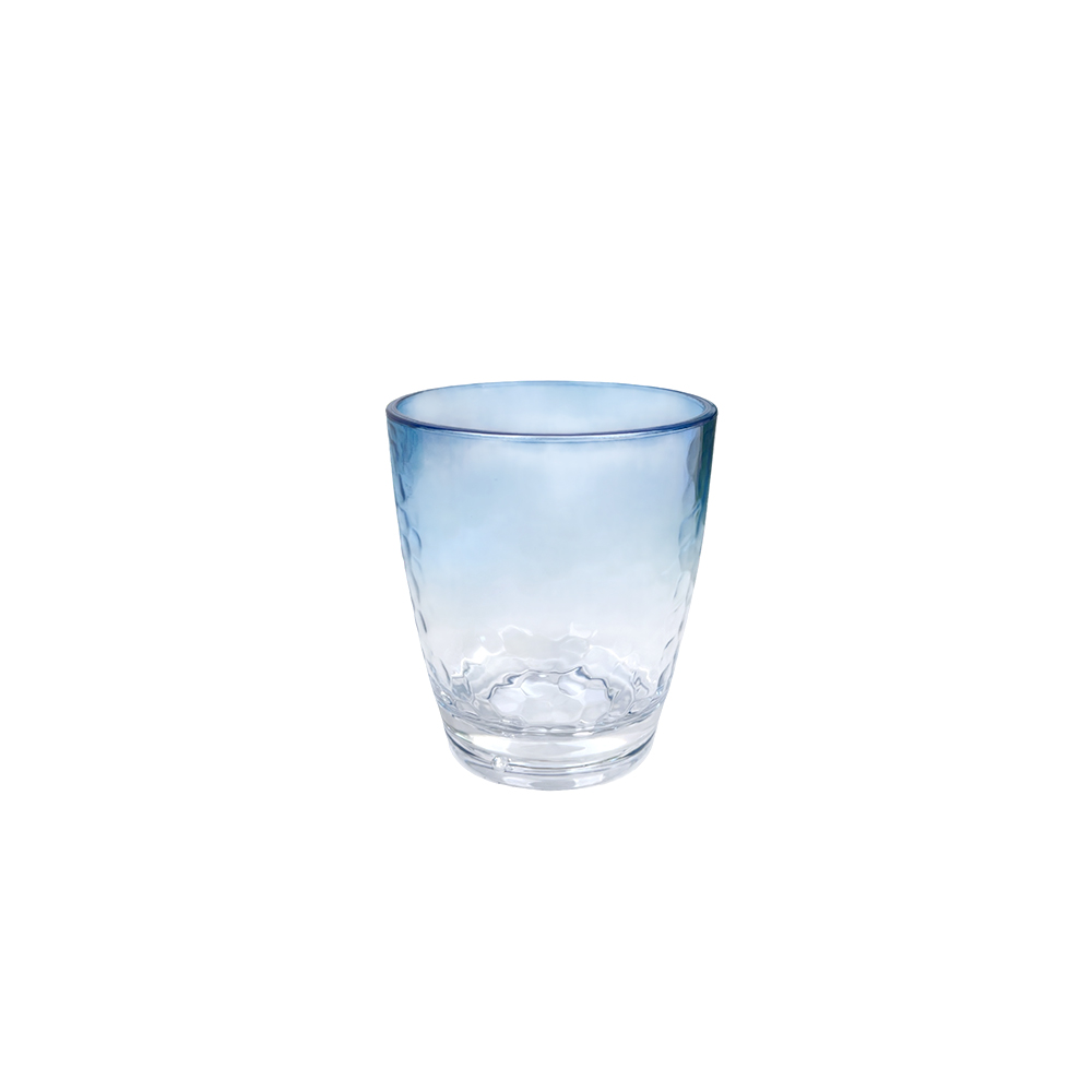 Bestwares Ombre Blue Gradient PS Plastic Rocks Glass